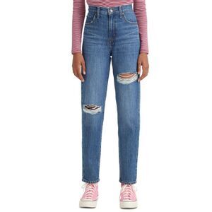 Levi's(r) Womens High-Waisted Mom Jeans Women's Jeans Medium Indigo : 26W X 27L,